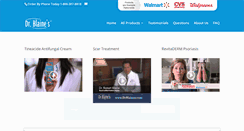 Desktop Screenshot of drblaines.com