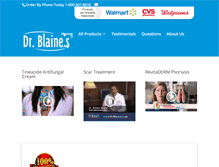 Tablet Screenshot of drblaines.com